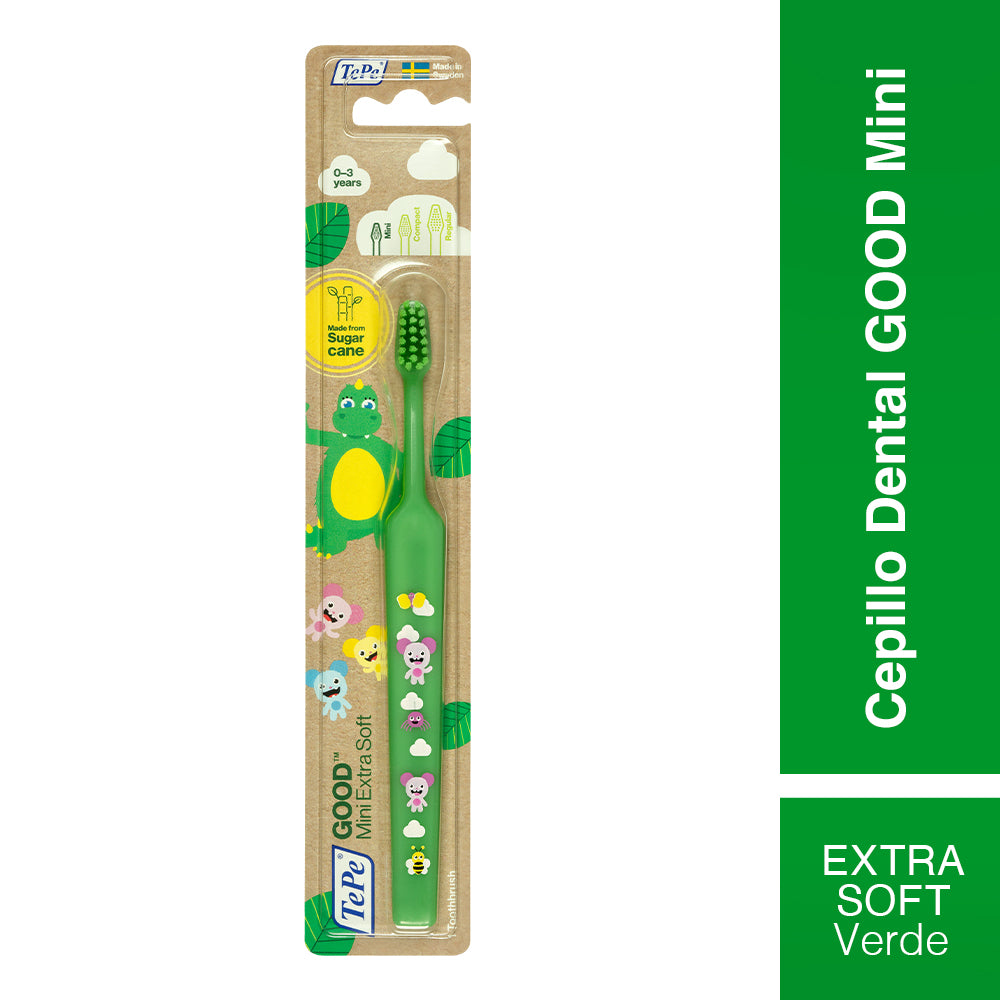 Cepillo Dental Infantil Tepe Good Ecológico de 0-3 Años - Mini Extra Soft