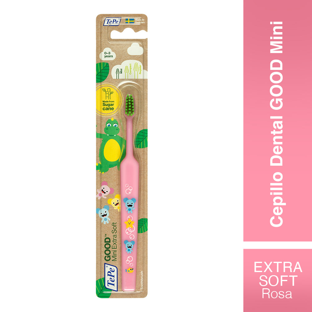 Cepillo Dental Infantil Tepe Good Ecológico de 0-3 Años - Mini Extra Soft